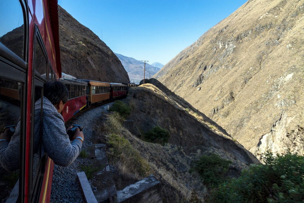 Nariz del Diablo en Équateur, train des Andes