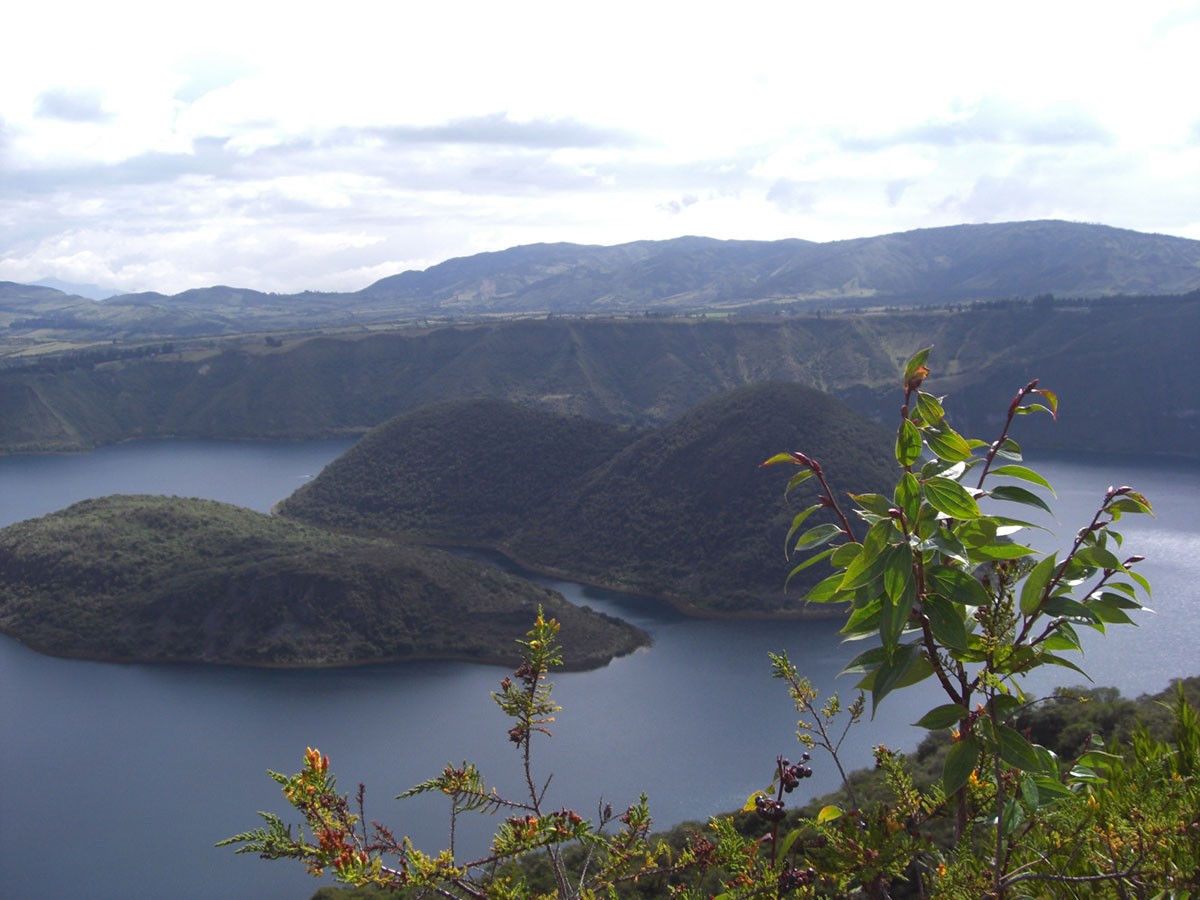 Lagune Cuicocha, Andes d'Équateur