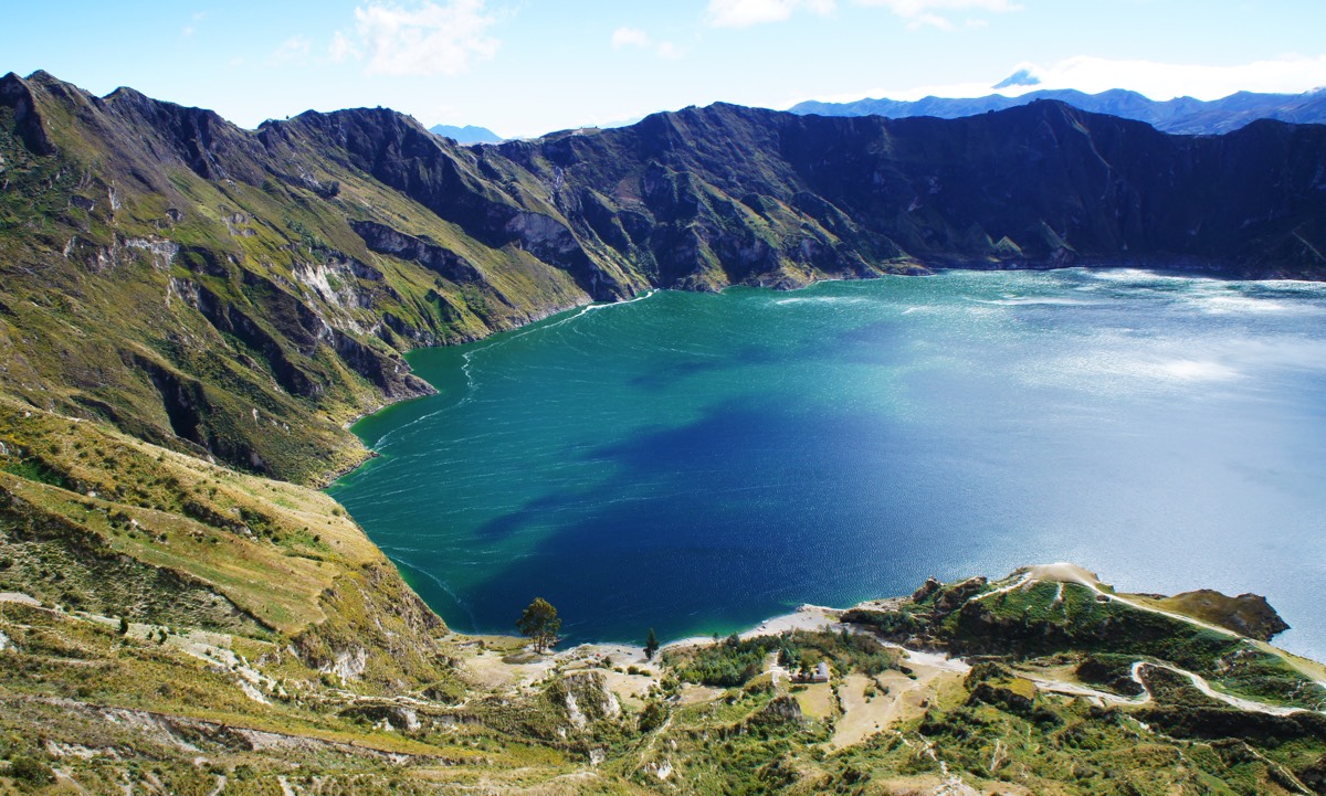 Lagune Quilotoa, Andes d'Equateur